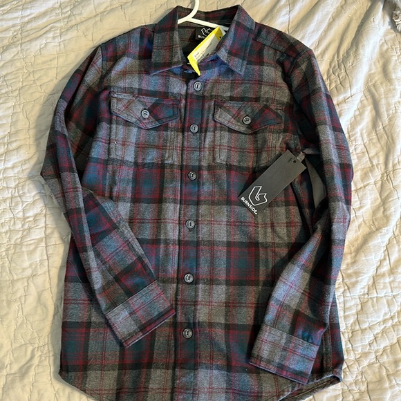 Burnside button up flannel stitch fix nwt 8 - Picture 1 of 3